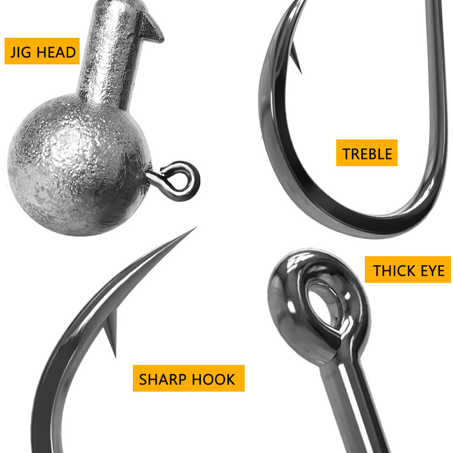 WODJYJ 1g 2g 3g 4g 5g 7g 8g 10 - Fishing Hook Assortment recensione e prezzo